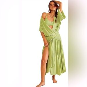 Free People Green Maxi Dress